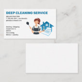 Haushaltshilfe | Duster und ReinigSpray Visitenkarte (Vorne/Hinten)