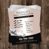 Haushaltshilfe Haushaltshilfe Silver & Rose Gold Flyer