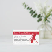 Haushaltshilfe Housekeeper Moderne Visitenkarten Visitenkarte (Stehend Vorderseite)