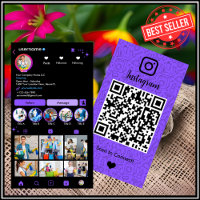 Haushaltshilfe Instagram Lila | QR für die Haushal