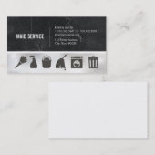 Haushaltshilfe | Marmor | Reinigungsmaid Visitenkarte (Vorne/Hinten)