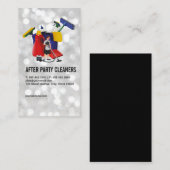 Haushaltshilfe / Party Cleaners / Bokeh Visitenkarte (Vorne/Hinten)