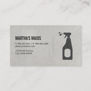 Haushaltshilfe ReinigSpray Visitenkarte