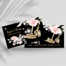 Haushaltshilfe Reinigung Haus Sparkling Gold Blume