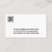 Haushaltshilfe Reinigung Hotelzimmer Visitenkarte (Rückseite)