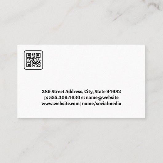 Haushaltshilfe Reinigung Hotelzimmer Visitenkarte (Rückseite)