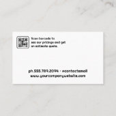 Haushaltshilfe Reinigung Küche | Behaltend Ikonen Visitenkarte (Rückseite)