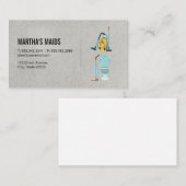 Haushaltshilfe | Reinigungsgerät Visitenkarte (Vorne/Hinten)