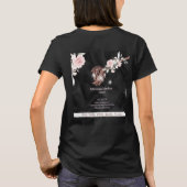 Haushaltshilfe Reinigungshaus Sparkling Rose Goldf T-Shirt (Rückseite)