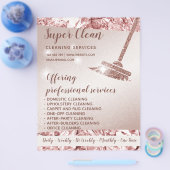 Haushaltshilfe ReinigungsHouse Sparkling Rose Gold Flyer (Einzeln)