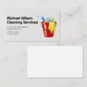 Haushaltshilfe | Reinigungsmittel Visitenkarte (Vorne/Hinten)