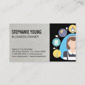 Haushaltshilfe | Reinigungstools Visitenkarte (Vorderseite)