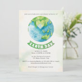 Haushaltshilfe Rette die Bereinigung unseres Plane Einladung (Stehend Vorderseite)