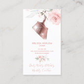 Haushaltshilfe Sauberkeit Haus Sparkling Gold Flor Visitenkarte (Rückseite)