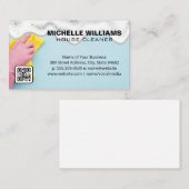 Haushaltshilfe | Seifenspulen | QR-Code Visitenkarte (Vorne/Hinten)