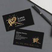 Haushaltshilfe und Kommerzielle Reinigung Duster B Visitenkarte