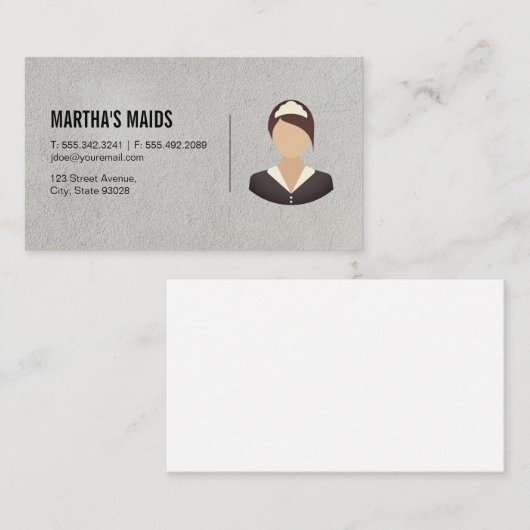 Haushaltshilfe Visitenkarte (Vorne/Hinten)