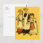 Haushaltshilfe - Zille Postkarte (Vorne/Hinten)