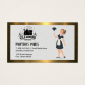 Haushaltshilfe | Zuhause Cleaner Tools | Goldgrenz (Vorderseite)