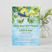 Haushaltshilfe zur Heilung unseres Planeten-Erde-T Einladung (Stehend Vorderseite)