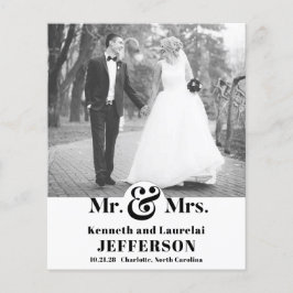 HAUSHALTSHochzeit moderner Typografie-Foto