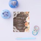 Haushaltsholz, Spitzen, Rosa und Pfirsichblütenhoc Flyer (Einzeln)