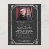 HAUSHALTSKalkboard Grad GRILLEN Party Foto Einladu Flyer (Hinten)