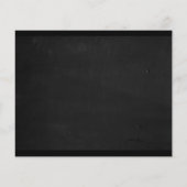 Haushaltskalkstein Schwarz für die Bekanntgabe des (Rückseite)