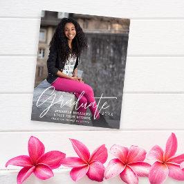 Haushaltskalligrafie Graduate Foto Moderne Ankündi Flyer