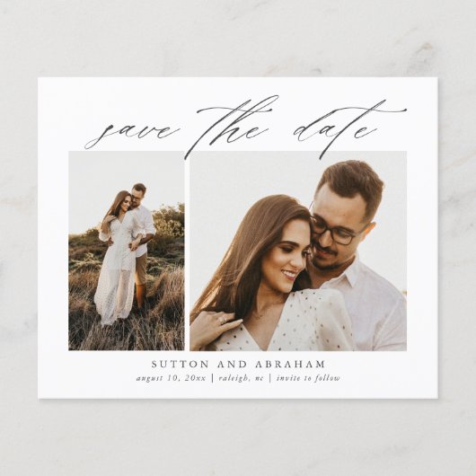 Haushaltskapitel 2 Foto Save the Date (Vorderseite)