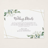 HAUSHALTSKARTE - Angaben Eukalyptus-Buchungskarte (Vorderseite)