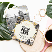 HAUSHALTSKARTE für Hochzeiten QR Code Foto UAWG