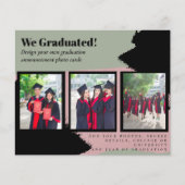 HAUSHALTSKARTEN - ABSCHLUSS-Ankündigungskarten (Vorderseite)