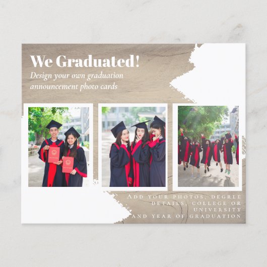 HAUSHALTSKARTEN - ABSCHLUSS-Ankündigungskarten (Vorderseite)