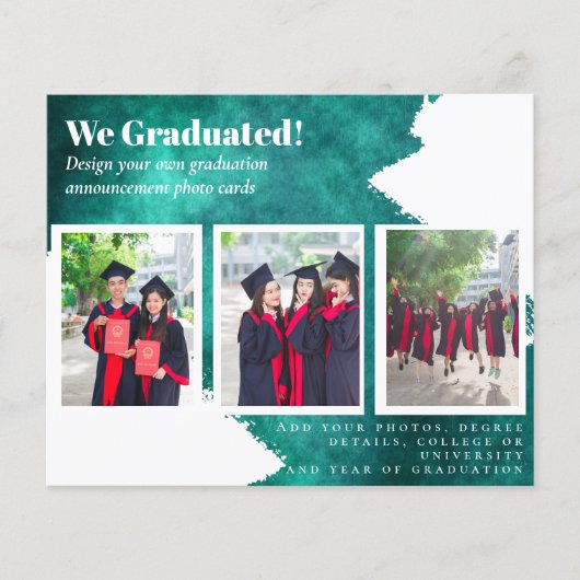 HAUSHALTSKARTEN - ABSCHLUSS-Ankündigungskarten (Vorderseite)