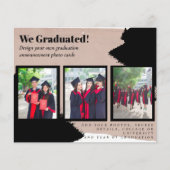 HAUSHALTSKARTEN - ABSCHLUSS-Ankündigungskarten (Vorderseite)