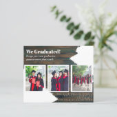 HAUSHALTSKARTEN - ABSCHLUSS-Ankündigungskarten (Stehend Vorderseite)