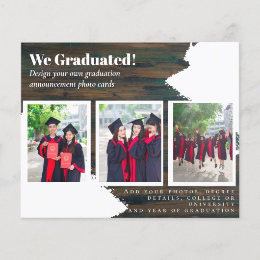 HAUSHALTSKARTEN - ABSCHLUSS-Ankündigungskarten (Vorderseite)