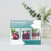 HAUSHALTSKARTEN - ABSCHLUSS-Ankündigungskarten (Stehend Vorderseite)