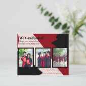 HAUSHALTSKARTEN - ABSCHLUSS-Ankündigungskarten (Stehend Vorderseite)