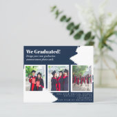 HAUSHALTSKARTEN - ABSCHLUSS-Ankündigungskarten (Stehend Vorderseite)