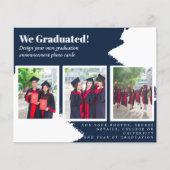 HAUSHALTSKARTEN - ABSCHLUSS-Ankündigungskarten (Vorderseite)