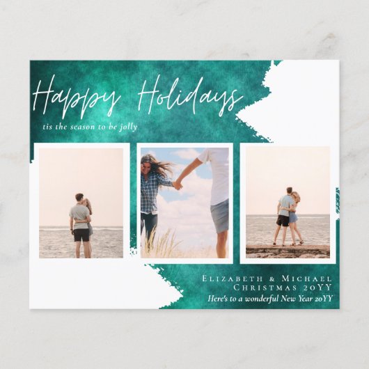 HAUSHALTSKARTEN FOTO CHRISTMAS - Foto Collage Urba (Vorderseite)