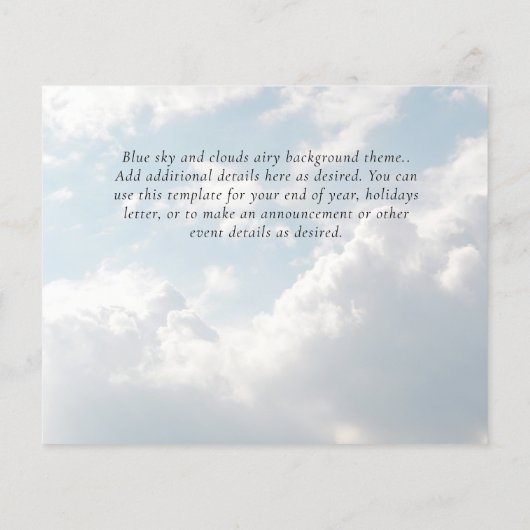 HAUSHALTSKARTEN FOTO CHRISTMAS - Foto Collage Urba (Rückseite)