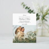 HAUSHALTSKIK Rustikales Script 2 Foto QR Code Hoch (Stehend Vorderseite)