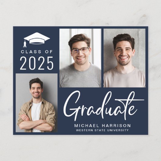 Haushaltsklasse 2025 Ankündigung von Foto Abschlus (Vorderseite)