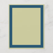 Haushaltsklasse Blue Corporate Party Einladung (Rückseite)