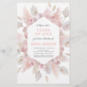 Haushaltsklasse der Party Einladung Boho Grad 2023 (Vorderseite)