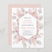 Haushaltsklasse der Party Einladung Boho Grad 2023 (Vorne/Hinten)