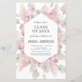 Haushaltsklasse der Party Einladung Boho Grad 2023 (Vorderseite)